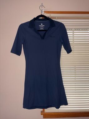 Macade Navy Golf Dress